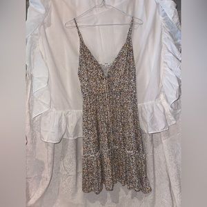 Floral Dress w/ Spaghetti Straps From Ardenes